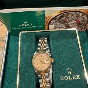 Rolex Date-just oyster perpetual Ladies Watch